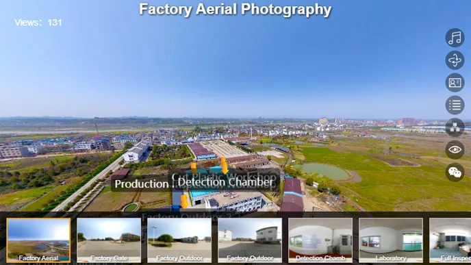 Zhonggao rubber parts factory aerial photography